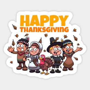 Happy Thanksgiving Sticker